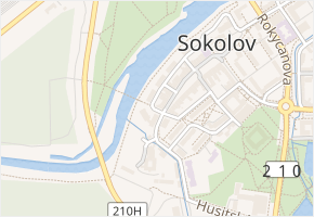 Bělehradská v obci Sokolov - mapa ulice