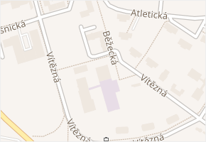 Běžecká v obci Sokolov - mapa ulice