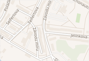 Jelínkova v obci Sokolov - mapa ulice