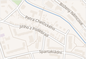 Jiřího z Poděbrad v obci Sokolov - mapa ulice