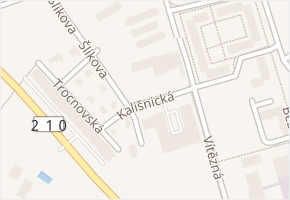 Kališnická v obci Sokolov - mapa ulice