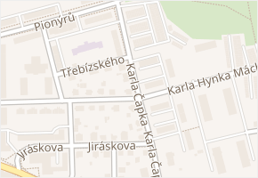 Karla Hynka Máchy v obci Sokolov - mapa ulice