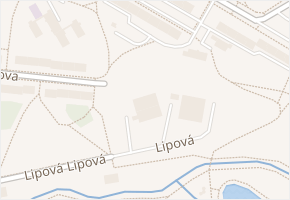 Lipová v obci Sokolov - mapa ulice
