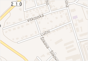 Luční v obci Sokolov - mapa ulice