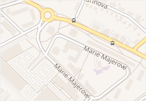 Marie Majerové v obci Sokolov - mapa ulice
