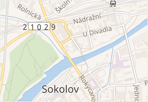 Mlýnské příkopy v obci Sokolov - mapa ulice