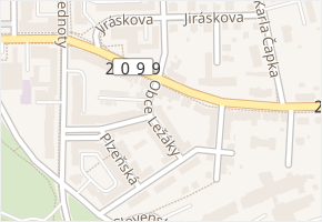Obce Ležáky v obci Sokolov - mapa ulice