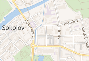 Odboje v obci Sokolov - mapa ulice