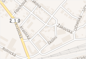 Ondříčkova v obci Sokolov - mapa ulice