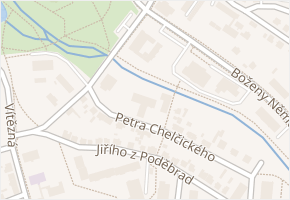 Petra Chelčického v obci Sokolov - mapa ulice