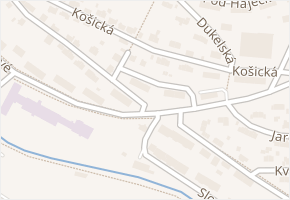 Slovenská v obci Sokolov - mapa ulice