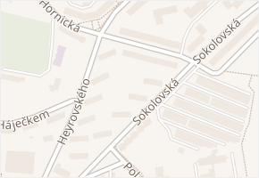 Sokolovská v obci Sokolov - mapa ulice