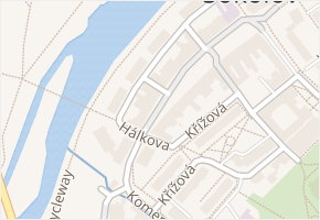 Staré náměstí v obci Sokolov - mapa ulice
