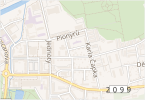 Třebízského v obci Sokolov - mapa ulice