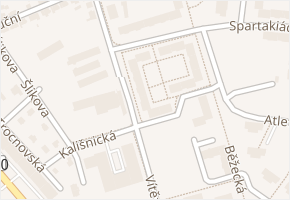 Vítězná v obci Sokolov - mapa ulice