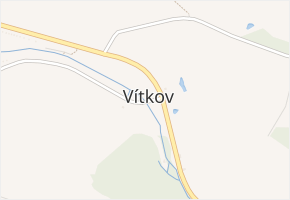 Vítkov v obci Sokolov - mapa části obce