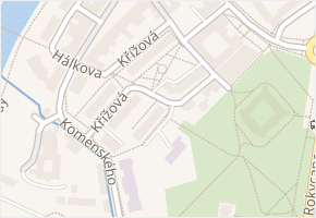 Vrchlického v obci Sokolov - mapa ulice