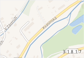 Kvasinská v obci Solnice - mapa ulice