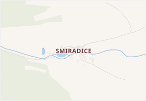Smiradice v obci Sousedovice - mapa části obce