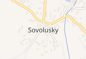 Sovolusky v obci Sovolusky - mapa části obce