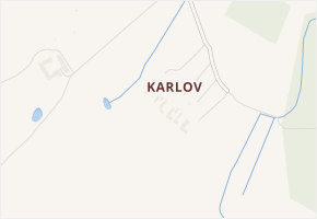 Karlov v obci Spálené Poříčí - mapa části obce