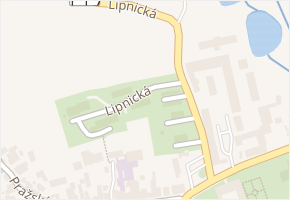 Lipnická v obci Spálené Poříčí - mapa ulice