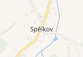 Spělkov v obci Spělkov - mapa části obce