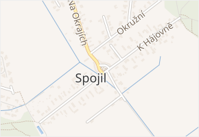 U Lípy v obci Spojil - mapa ulice