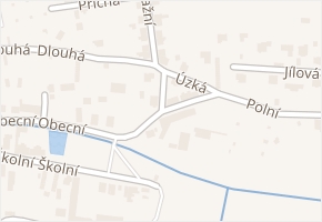 Polní v obci Spořice - mapa ulice