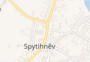 Spytihněv v obci Spytihněv - mapa části obce