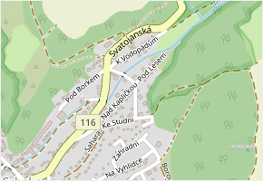 Do Boroví v obci Srbsko - mapa ulice