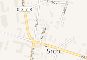 Krátká v obci Srch - mapa ulice