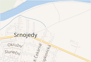 K Labi v obci Srnojedy - mapa ulice