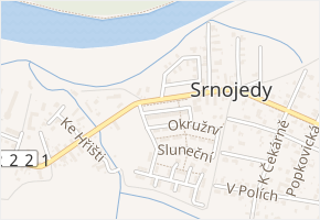 Příčná v obci Srnojedy - mapa ulice