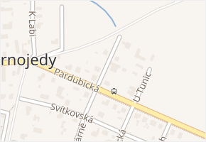 U Struhy v obci Srnojedy - mapa ulice