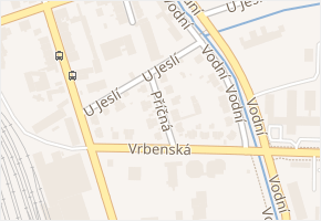 Příčná v obci Srubec - mapa ulice