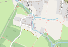 U Veselských v obci Srubec - mapa ulice