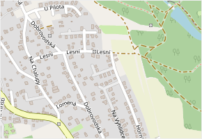 V Lukách v obci Srubec - mapa ulice