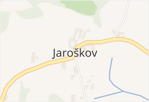 Jaroškov v obci Stachy - mapa části obce