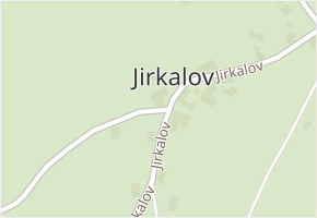 Jirkalov v obci Stachy - mapa ulice