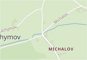 Michalov v obci Stachy - mapa ulice