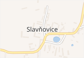 Slavňovice v obci Stádlec - mapa části obce