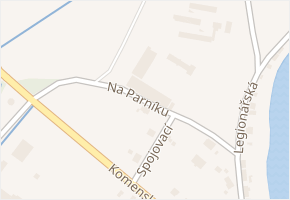 Na Parníku v obci Šťáhlavy - mapa ulice