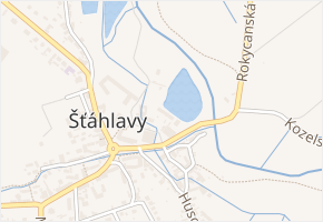 Na sádkách v obci Šťáhlavy - mapa ulice