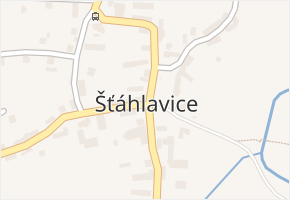 Šťáhlavice v obci Šťáhlavy - mapa části obce