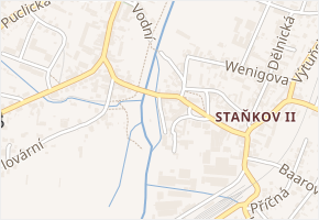 Nábřežní v obci Staňkov - mapa ulice