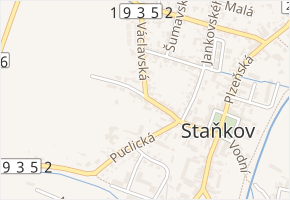 Soukenická v obci Staňkov - mapa ulice