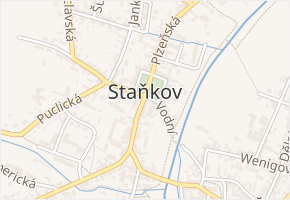 Staňkov I v obci Staňkov - mapa části obce