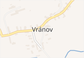 Vránov v obci Staňkov - mapa části obce