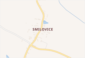 Smilovice v obci Staňkovice - mapa části obce